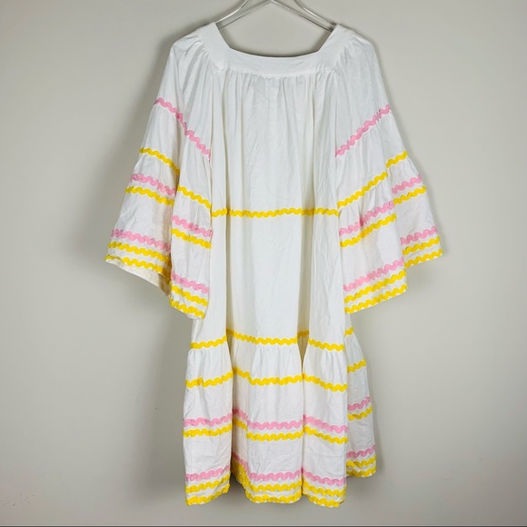 Lisa Marie Fernandez White linen Bell sleeve dress - Picture 7 of 13